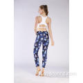 Leggings da notte stampati elastici da donna